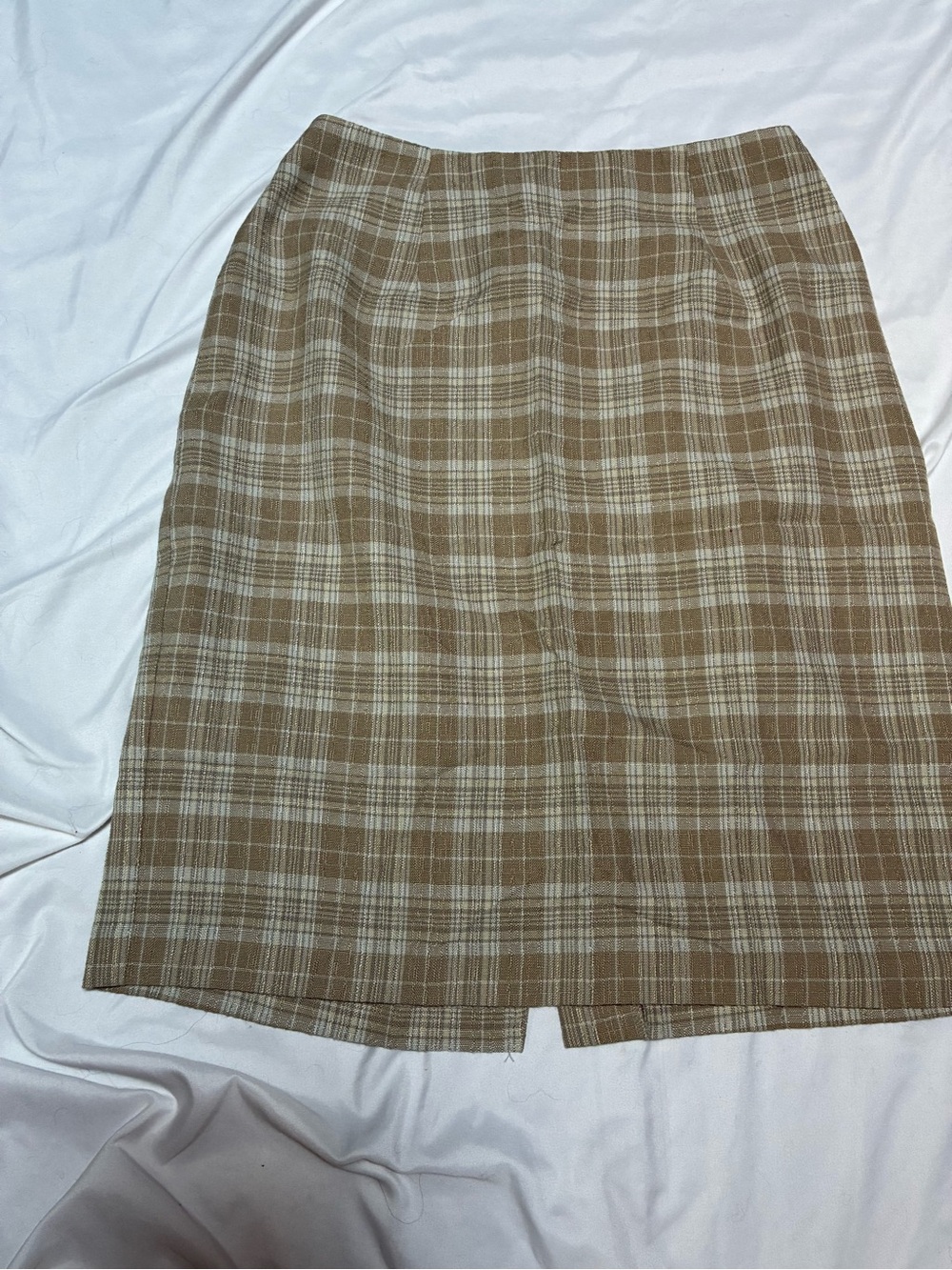 Carol Wren Vintage Plaid Pencil Skirt Size 8 - Picture 4 of 11